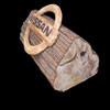Wooden Nissan logo