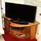 Waney edged tv cabinet